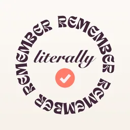 Literally Remember logo
