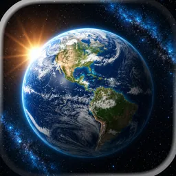 Globe 3D: Live Earth Map & GPS logo