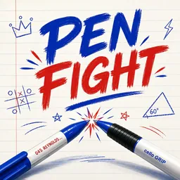 Pen Fight Game: Class Champion logo