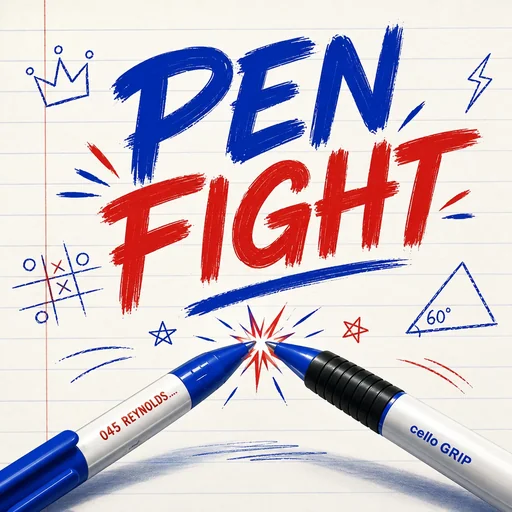Pen Fight Game: Class Champion logo