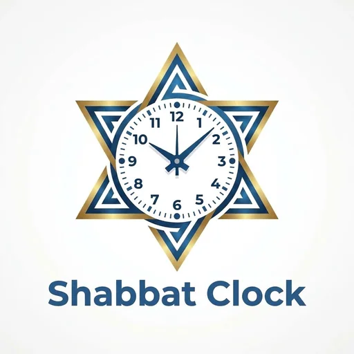 Shabbat Clock - שעון שבת logo