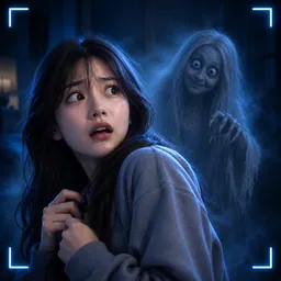 Ghost Behind Prank Filter logo