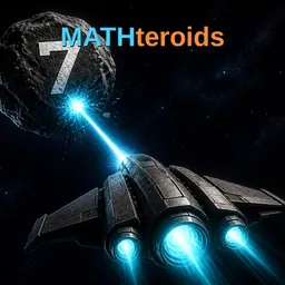 Mathteroids: Kids Math Trainer logo