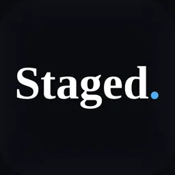 Staged. logo