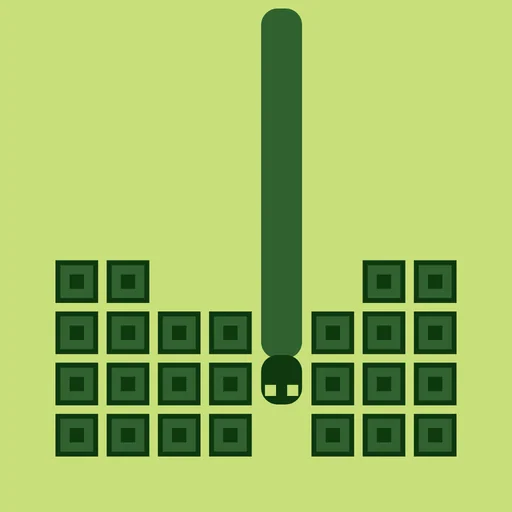 Kopfsprung – Retro Blockspiel logo