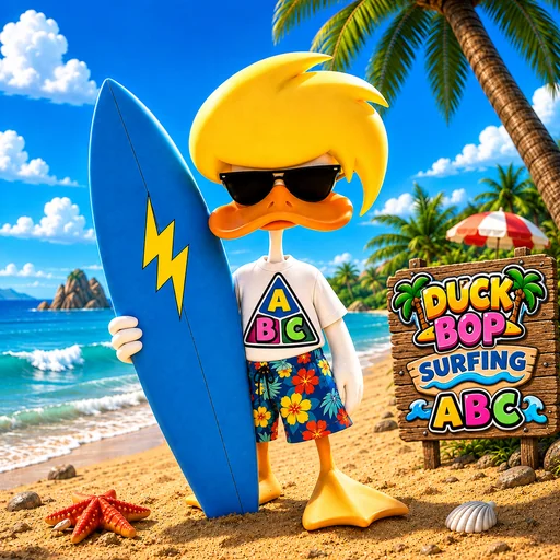 Duck Bop Surfing ABC logo