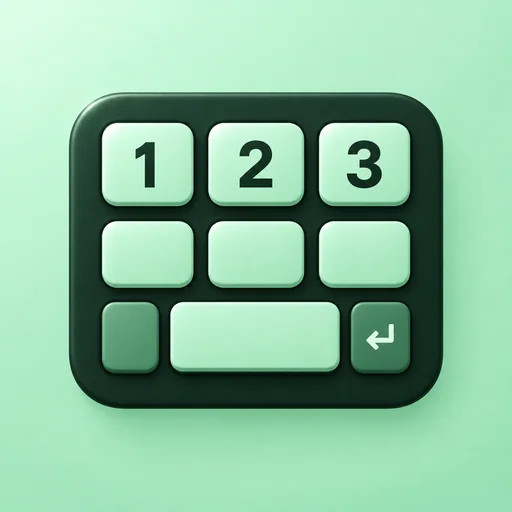 Number Keys Please - Keyboard logo