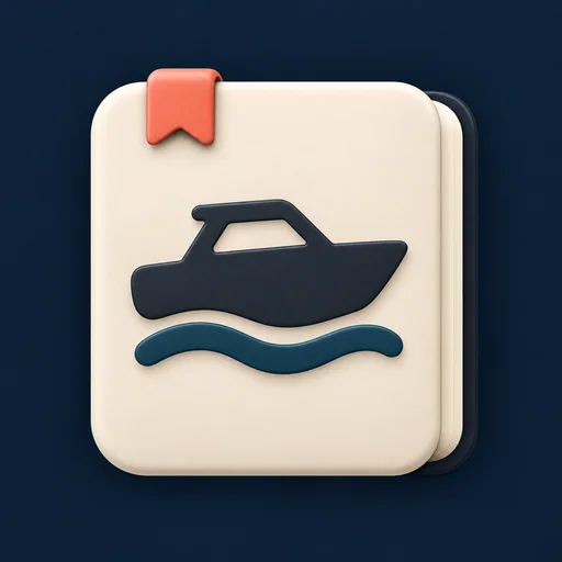 BoatCue: Boat Tracker logo