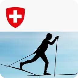 Cross-country skiing technique logo