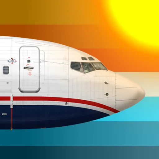 737 Flight Simulator logo