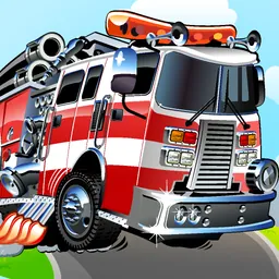 Awesome Fire-fighter Truck-s Racing Game By Fun Free Fire-man & Firetrucks Games For Boy-s Teen-s & Girl-s Kid-s logo