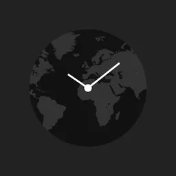 Globe Clock logo