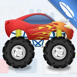 Monster Truck Doodle logo