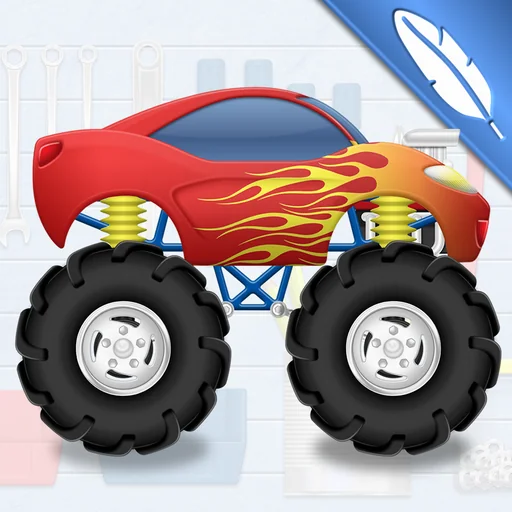 Monster Truck Doodle logo