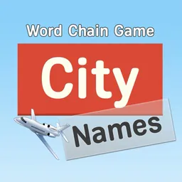 City Names: Word Chain Game logo