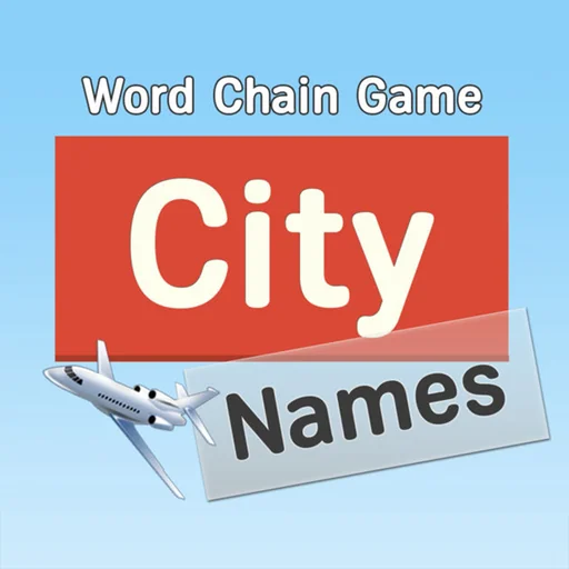 City Names: Word Chain Game logo