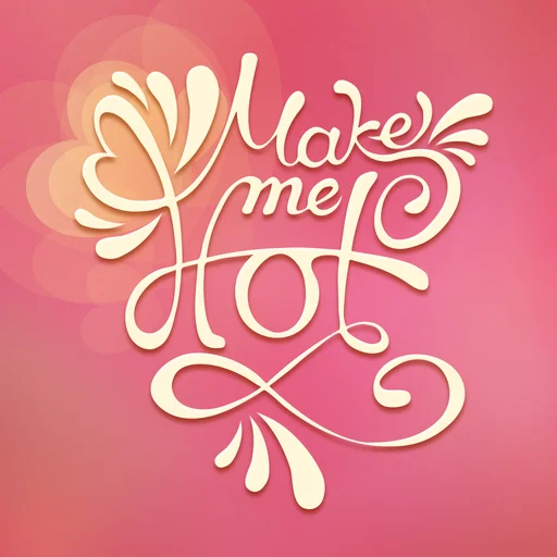 Couple foreplay sex card game logo