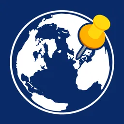 Visited: Travel Tracker & Map logo