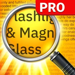 Magnifying Glass Pro (Torch) logo