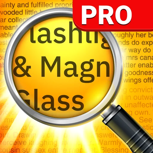 Magnifying Glass Pro (Torch) logo