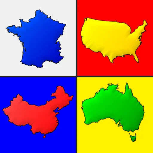Maps of All Countries Geo-Quiz logo