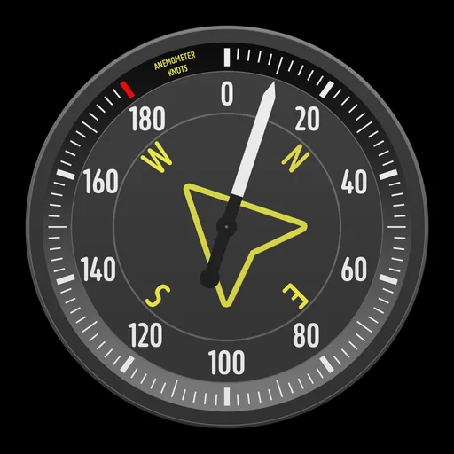 Anemometer: Wind speed logo