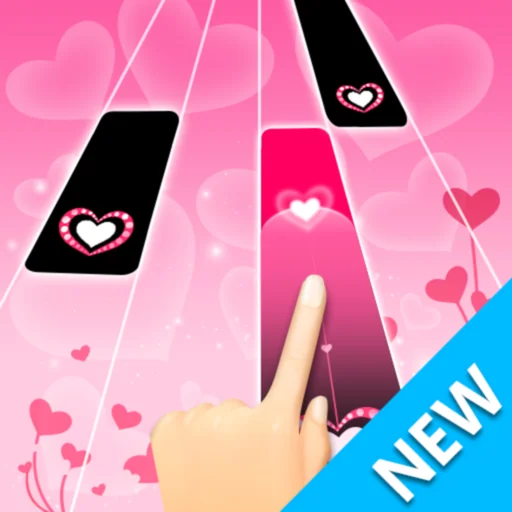 Pink Tiles: Piano Game logo