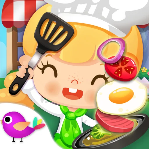 Candy's Restaurant - Kids Educational Games logo