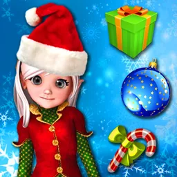 Santa Games and Puzzles - Swipe yummy candy to make it collect jewels for Christmas! logo