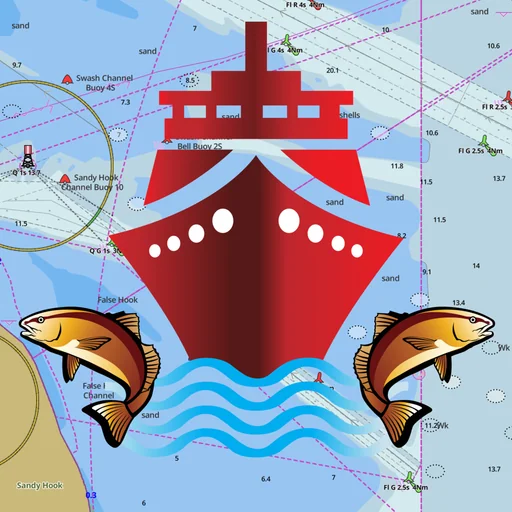i-Boating: USA Marine Charts logo